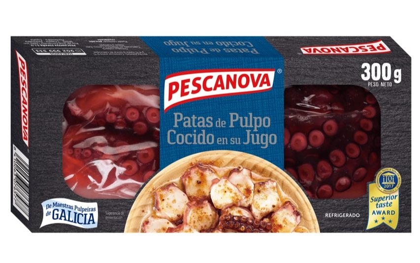 Patas de Pulpo cocido en su jugo